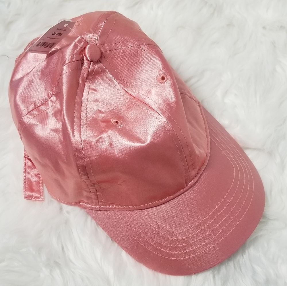 Pink Satin Hat